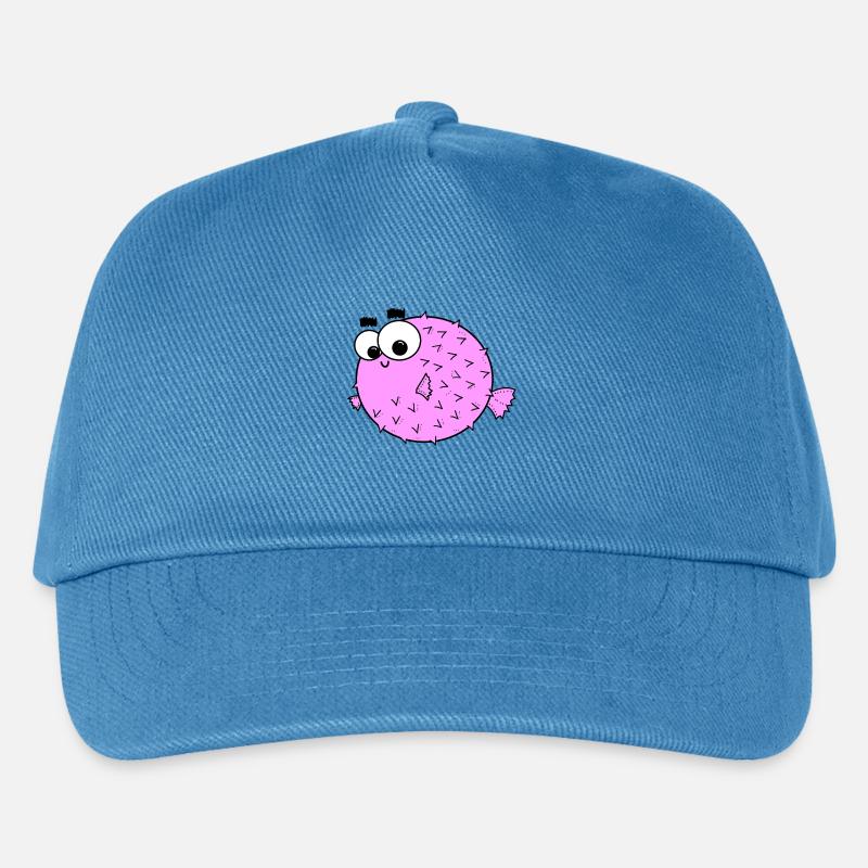 Kugelfisch - Kinder Basecap - Pfauenblau