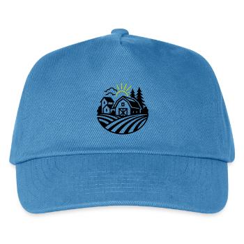 Bauernhof Farm - Kinder Basecap - Pfauenblau - Vorne