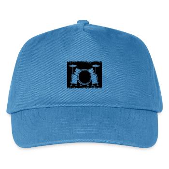 Cadeaux de batteur de batterie - Casquette de baseball Enfant - bleu paon - Devant