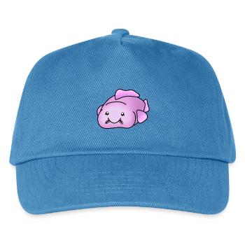 Blobfish, süßer hässlicher Fisch - Kinder Basecap - Pfauenblau - Vorne