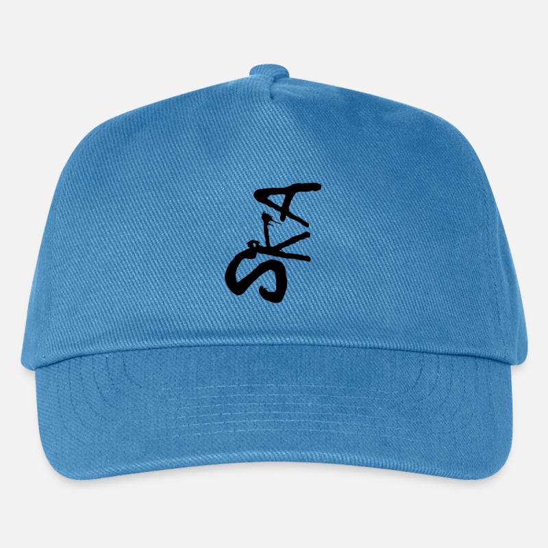 Ska-Punk - Kinder Basecap - Pfauenblau