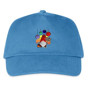 CHRISTMAS GNOMES SHOW YOUR BAUBLES - Kinder Basecap - Pfauenblau - Vorne
