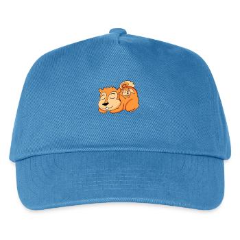 Squirrel with baby squirrel - Family - Kids’ Baseball Cap - peacock-blue - Front