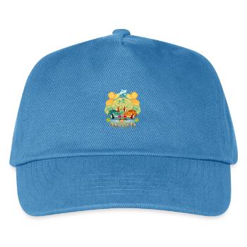 Ruelle de rues historiques et de surf d’été - Casquette de baseball Enfant - bleu paon - Devant