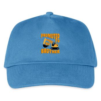 Zum großen Bruder befördert Going To Be A Big Brother - Kinder Basecap - Pfauenblau - Vorne