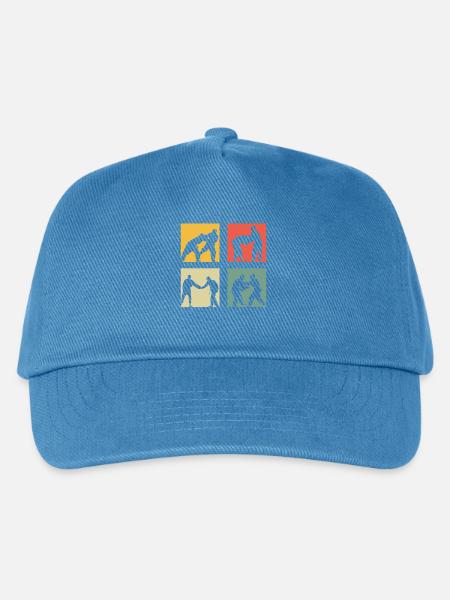 Judo - Kinder Basecap - Pfauenblau