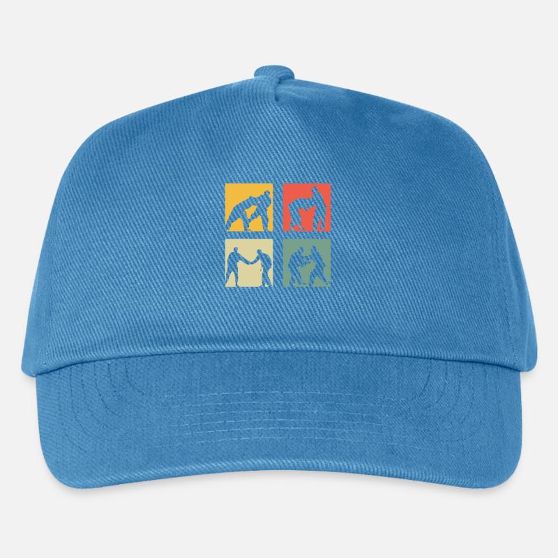Judo - Kinder Basecap - Pfauenblau