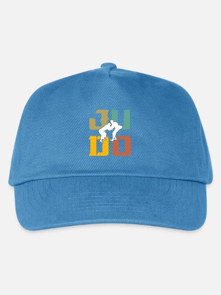 Judo - Kinder Basecap - Pfauenblau
