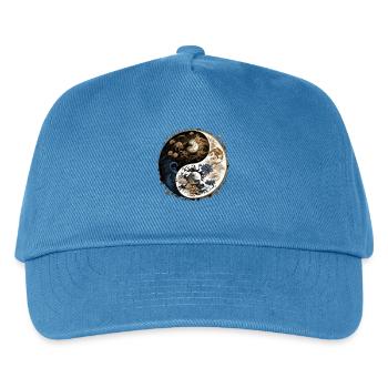 Yin Yang - Kids’ Baseball Cap - peacock-blue - Front