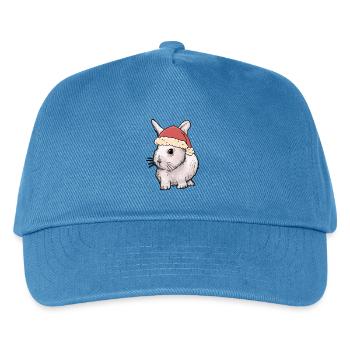 Santa Claus Santa Rabbit Rabbit Christmas - Kids’ Baseball Cap - peacock-blue - Front