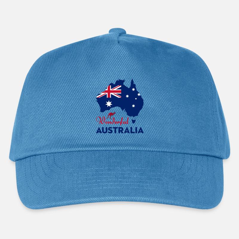 Wunderbares Australien - Kinder Basecap - Pfauenblau