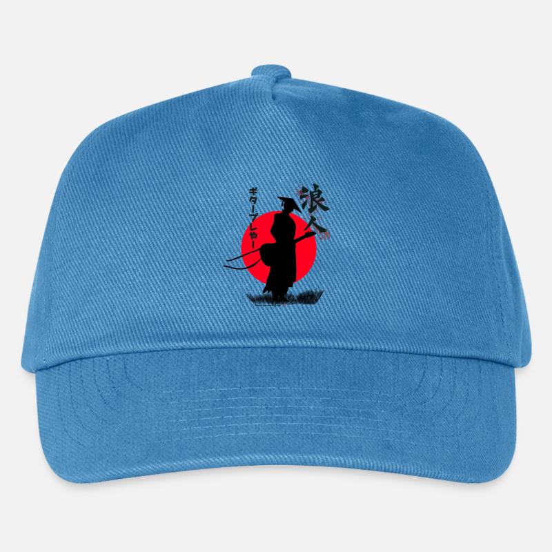 Ronin Guitar Player - Kinder Basecap - Pfauenblau