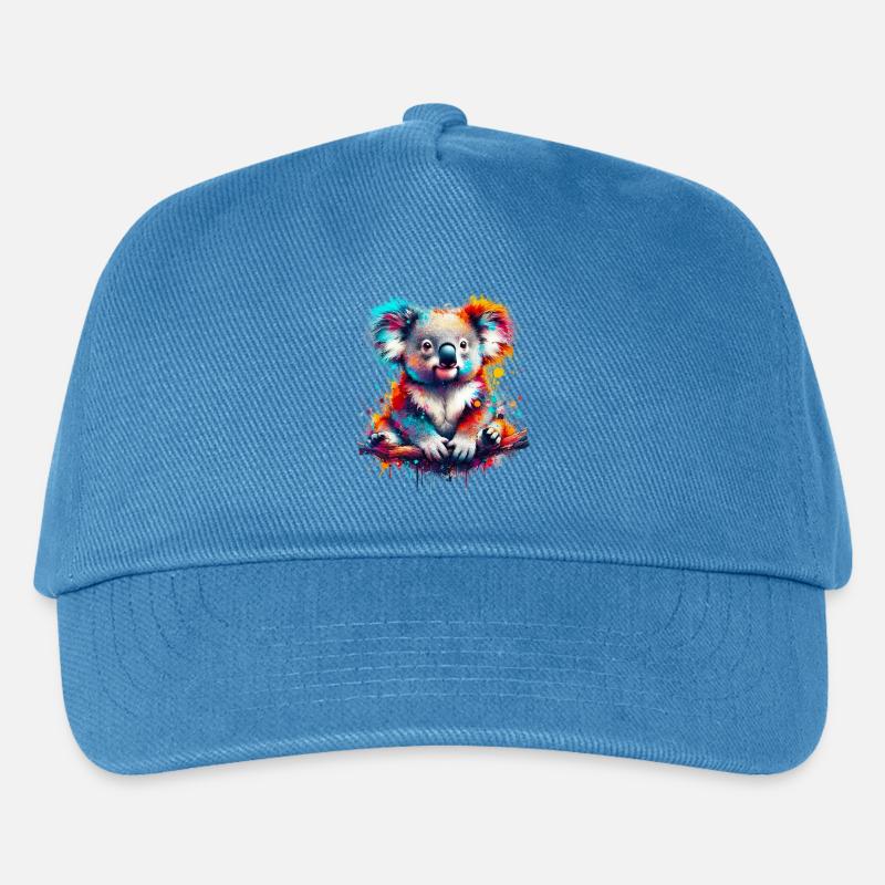 Koala - Kinder Basecap - Pfauenblau