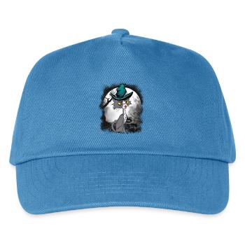 Magical Cat Cats Wizard Fairy Tale Character Fairy Tale - Kids’ Baseball Cap - peacock-blue - Front