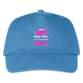 Tante Grande tante Je continue de m’améliorer mignon - Casquette de baseball Enfant - bleu paon - Devant