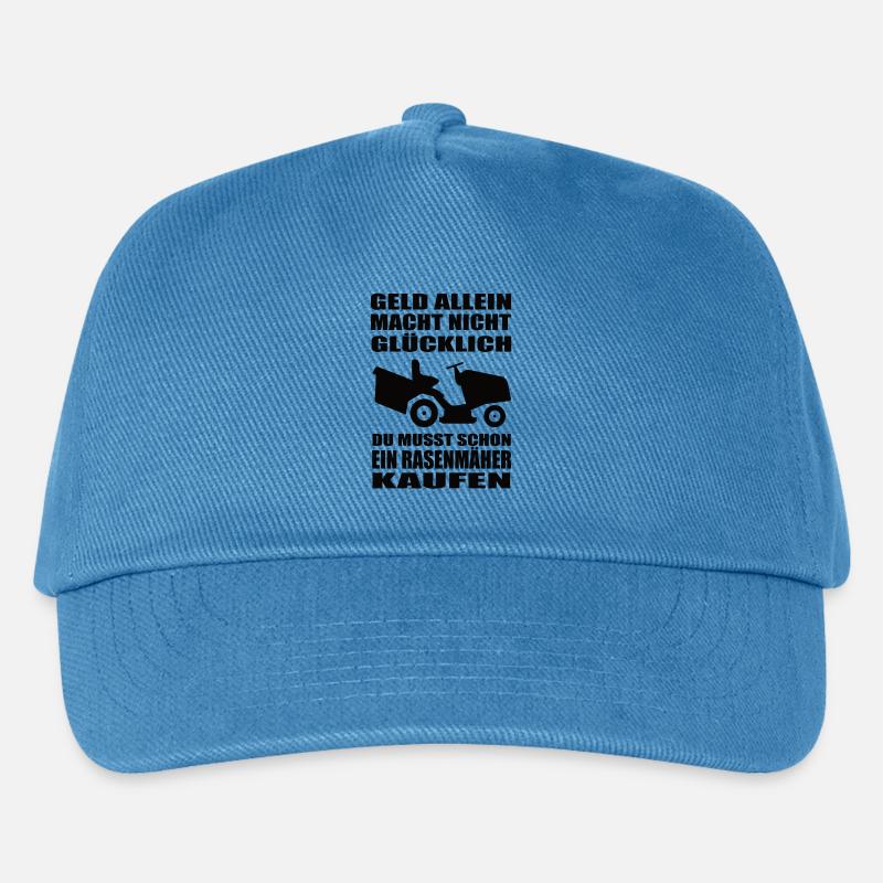 Rasenmäher - Kinder Basecap - Pfauenblau