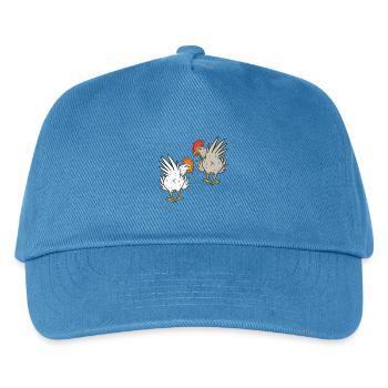 Chicken Chickens Roosters Rooster Poultry Farm - Kids’ Baseball Cap - peacock-blue - Front
