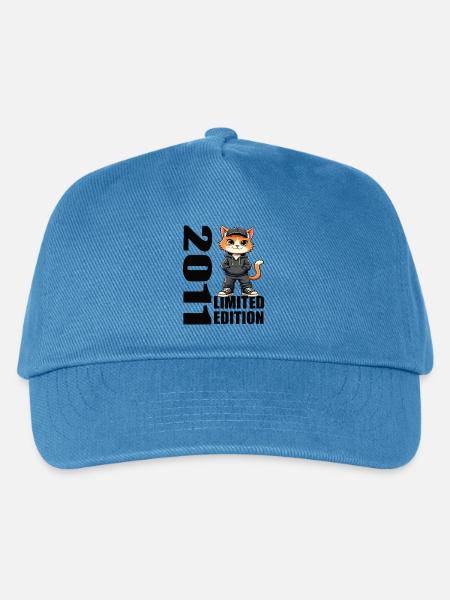 Limited Edition 2011 Geburtstag 2011 Geboren - Kinder Basecap - Pfauenblau