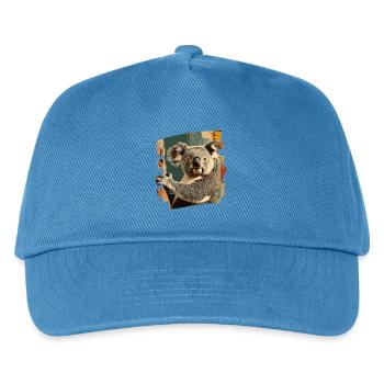 Koala - Kinder Basecap - Pfauenblau - Vorne
