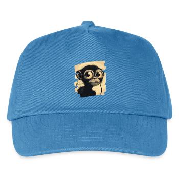 Monkey - Kids’ Baseball Cap - peacock-blue - Front