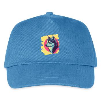 Husky - Kinder Basecap - Pfauenblau - Vorne