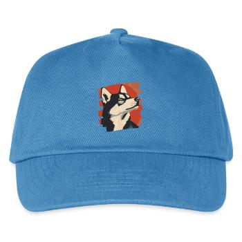 Husky - Kinder Basecap - Pfauenblau - Vorne