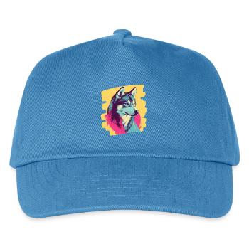 Husky - Kinder Basecap - Pfauenblau - Vorne