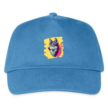 Husky - Kinder Basecap - Pfauenblau - Vorne