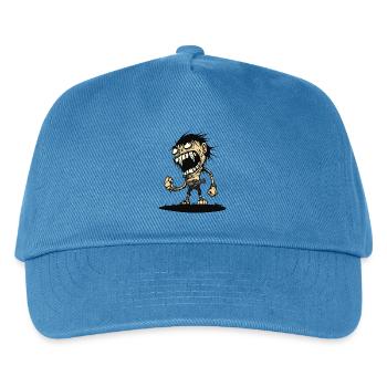 Homme des cavernes en colère affamé - Casquette de baseball Enfant - bleu paon - Devant