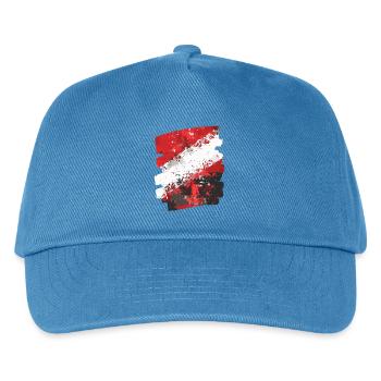 Austria Flag Austria - Kids’ Baseball Cap - peacock-blue - Front