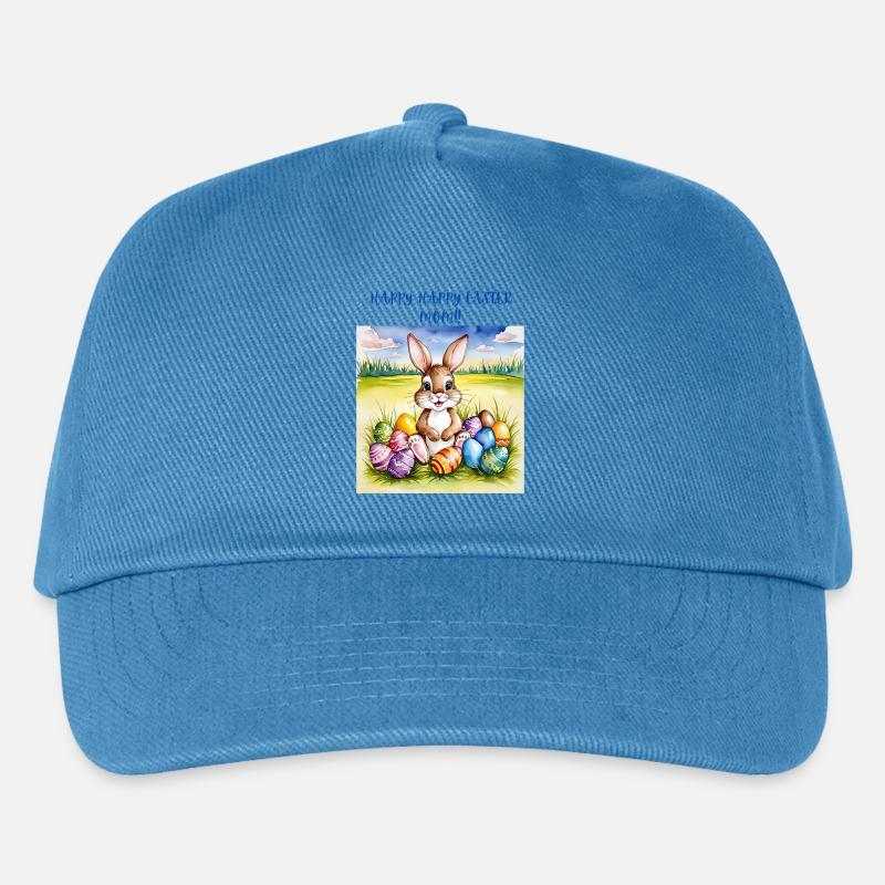 HAPPY HAPPY EASTER - Kids’ Baseball Cap - peacock-blue