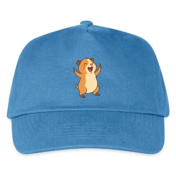 Happy Cavy Kid - Kinder Basecap - Pfauenblau - Vorne