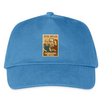 Ehepaar bei Eheberatung - Kinder Basecap - Pfauenblau - Vorne