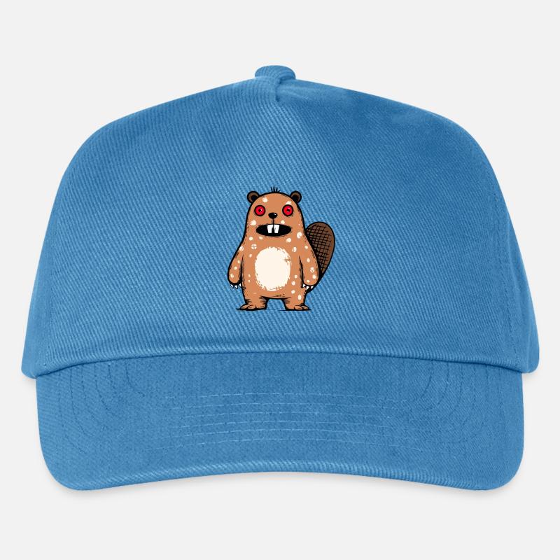 Biber - Kinder Basecap - Pfauenblau