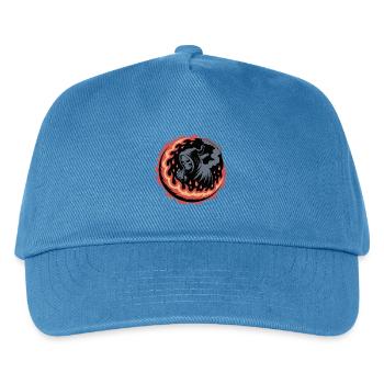 Cercle de braises de la Faucheuse enflammée - Casquette de baseball Enfant - bleu paon - Devant