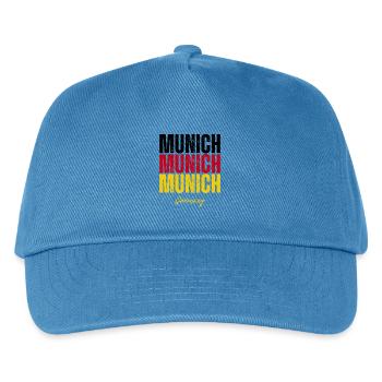 Munich Germany, souvenir of Munich - Kids’ Baseball Cap - peacock-blue - Front