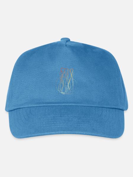 Bowling Pins Retro Look - Kinder Basecap - Pfauenblau