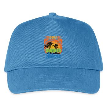 Alabama Gulf Shores Beach Family Vacation  - Kids’ Baseball Cap - peacock-blue - Front