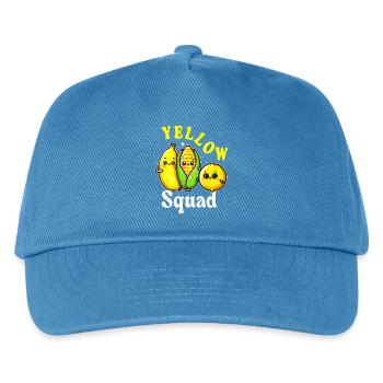Squad Yellow Kawaii Fruit - Kids’ Baseball Cap - peacock-blue - Front