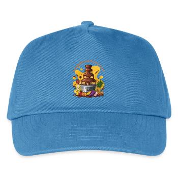 Chocolate Fountain Fruit Party - Kids’ Baseball Cap - peacock-blue - Front