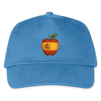 Spanien - Kinder Basecap - Pfauenblau - Vorne