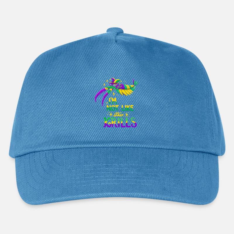 Mardi gras Krabbe - Kinder Basecap - Pfauenblau