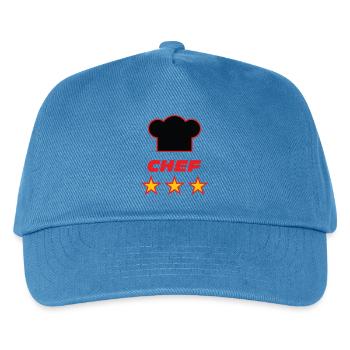 Chef - Cuisine - Cuisinier - Casquette de baseball Enfant - bleu paon - Devant