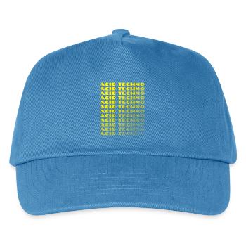 Acid Techno Repeat Neon - Casquette de baseball Enfant - bleu paon - Devant