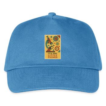 Les Petites Choses | Microscope de microbiologie - Casquette de baseball Enfant - bleu paon - Devant