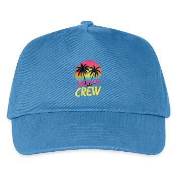 Mexiko Crew - Kinder Basecap - Pfauenblau - Vorne