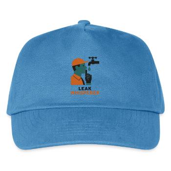 Leck-Flüsterer | Klempner Sanitär Humor - Kinder Basecap - Pfauenblau - Vorne