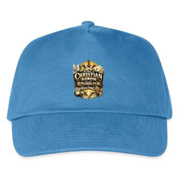 Being a Christian isn't easy - Christen Jesus - Kinder Basecap - Pfauenblau - Vorne