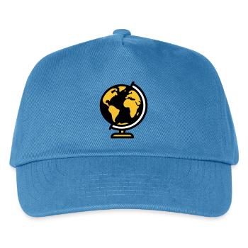 École Globe Globe Earth - Casquette de baseball Enfant - bleu paon - Devant