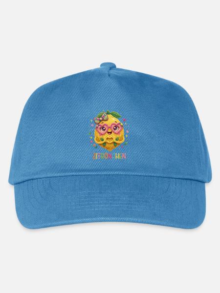 Zitrone Zitrönchen - Kinder Basecap - Pfauenblau